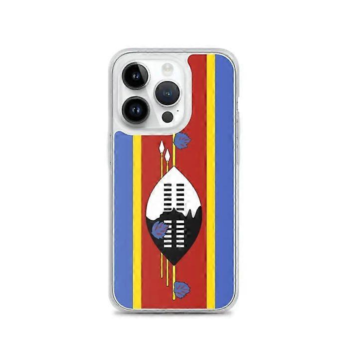 iPhone Case - Eswatini - Flag - Flexible - Multicolor - Compatible with iPhone 14 Pro