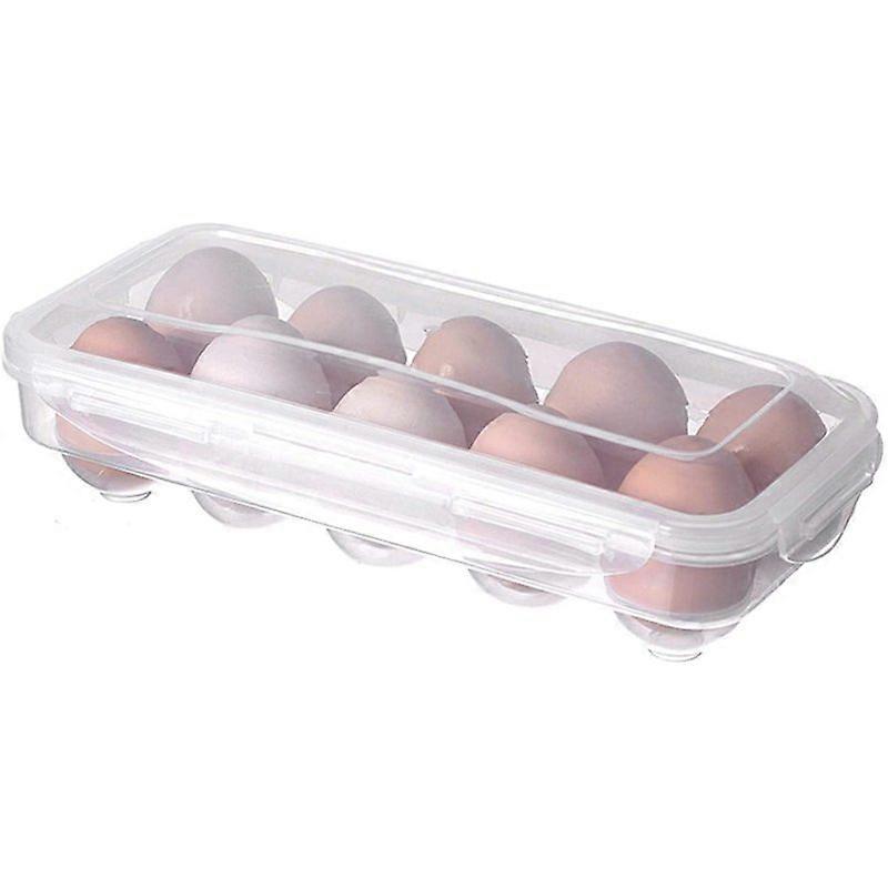 Egg Tray Fridge | Multifunctional Box Transport Box With Lid | Transparent Plastic Egg Box Storage Box