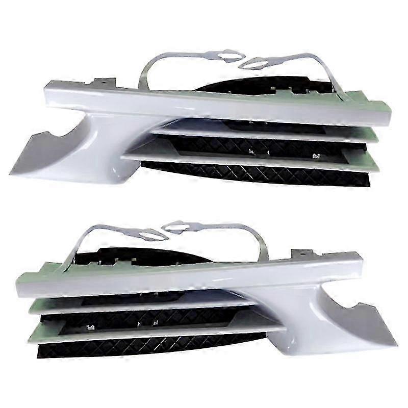 Pair Front Bumper Tow Hook Cover Caps for Mercedes C-Class W202 1998-2020 Towing Hole Lid Trim