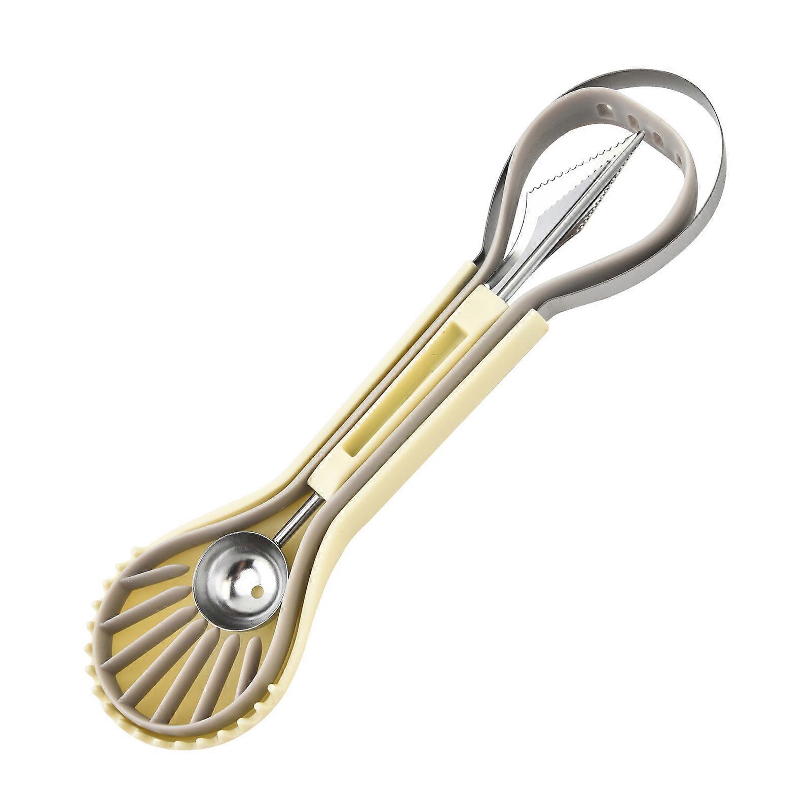 Watermelon Baller and Servers 3 in 1 Fruit Carving Essential Multifunctional Melons Carving Tool for Fruit Lover