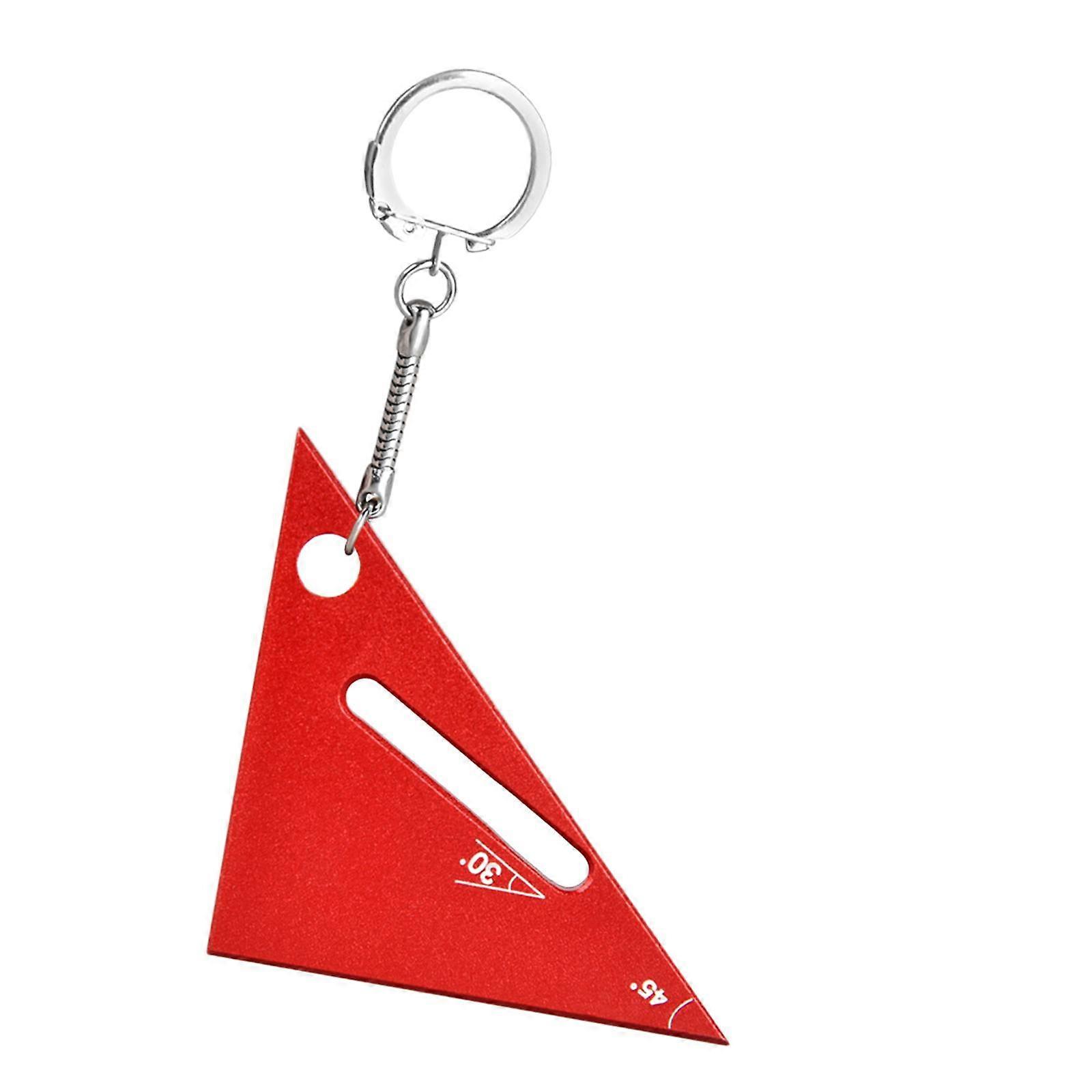 Triangle Ruler Carpenter Square Rule Woodworking Marking Scribe, Clear Scale,