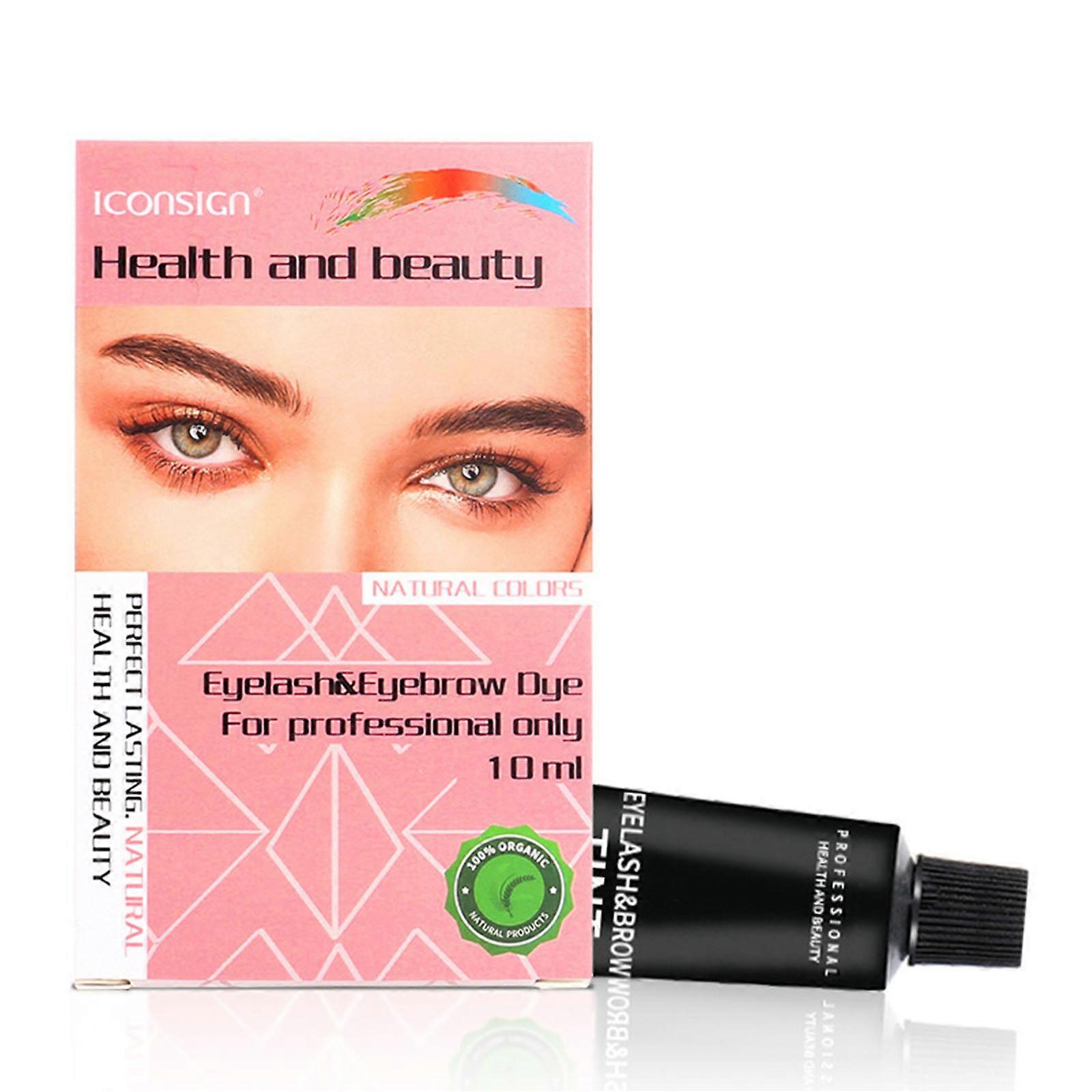 Eyebrow Tinting Kit Eyebrow and Eyelash Tint Kit Pro Brow and Lash Color Kit Instant Hair Color Kit for Lash and Brow  brown