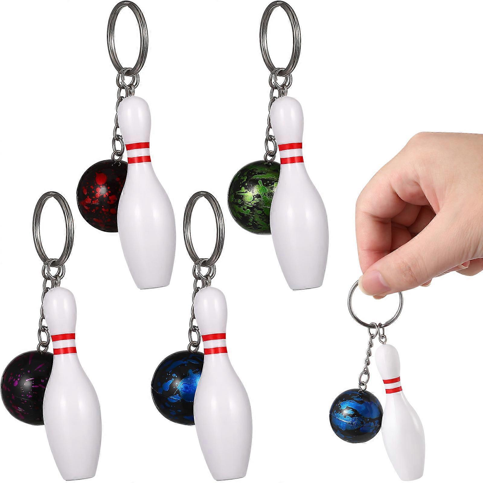 Practical Bowling Keychains for Keys and Backpack Embellishment