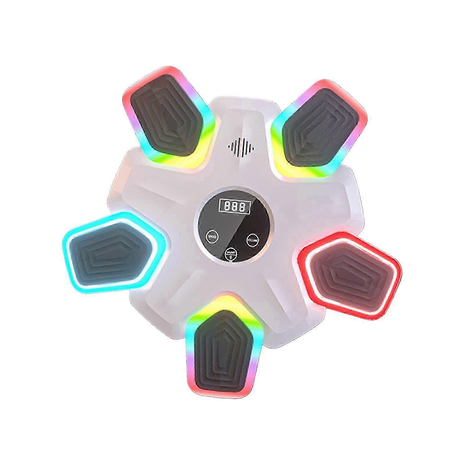 Home Gym Music Boxing Machine for Reaction Training with Target Punching Pad, No Gloves Required