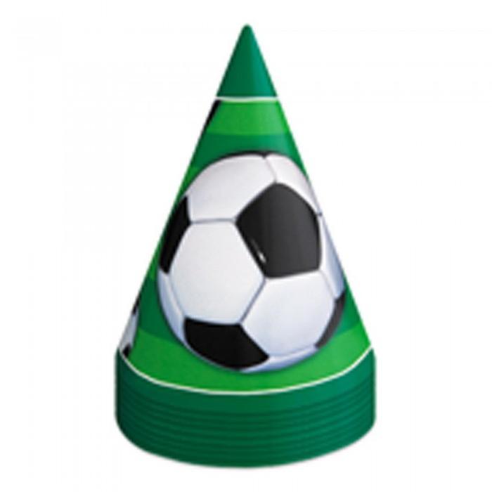 Unique Party 3D Soccer Hats (Pack Of 8)
