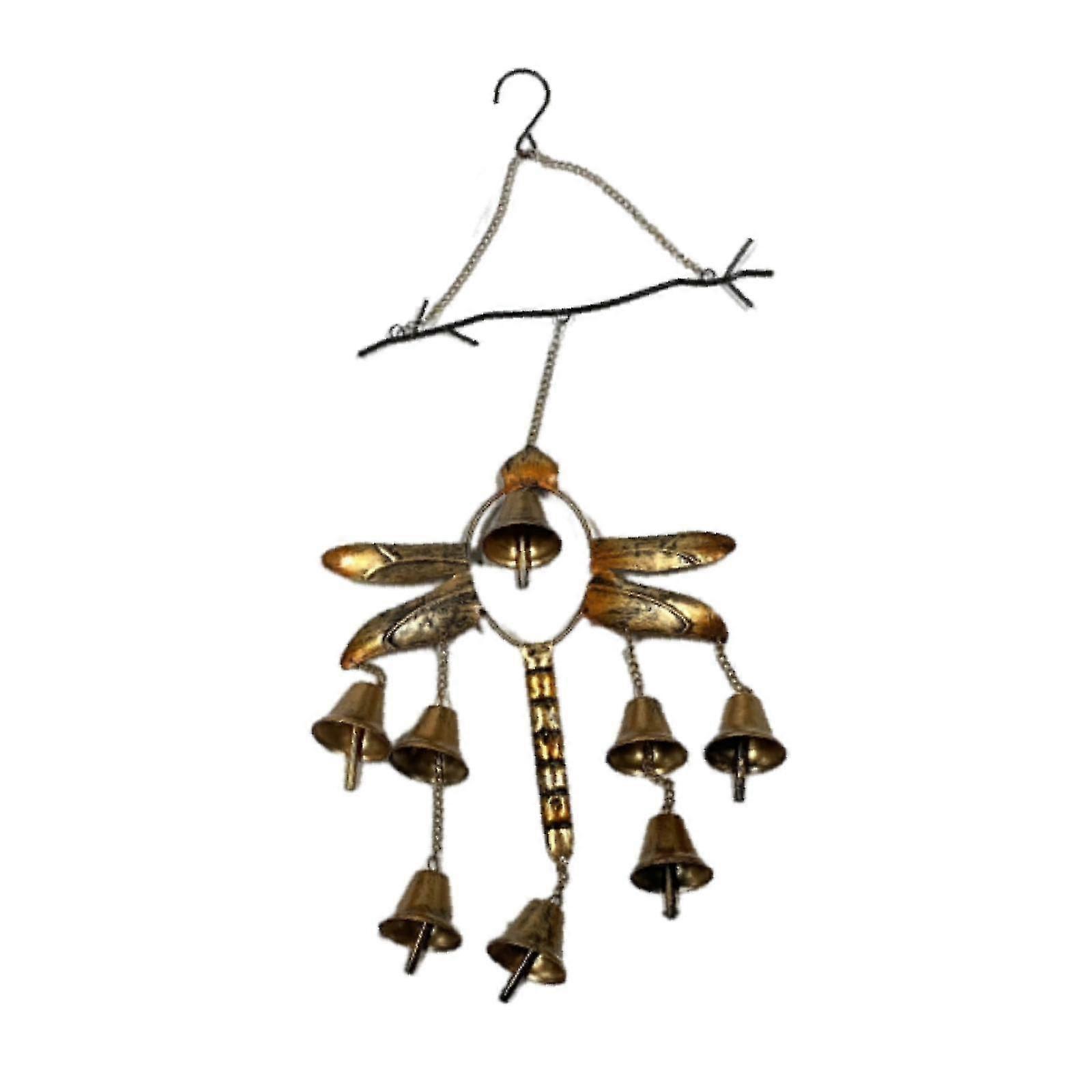 Unique Dragonfly Wind Bell for Outdoor Spaces, Perfect for Balconies, Pathways, and Festivals