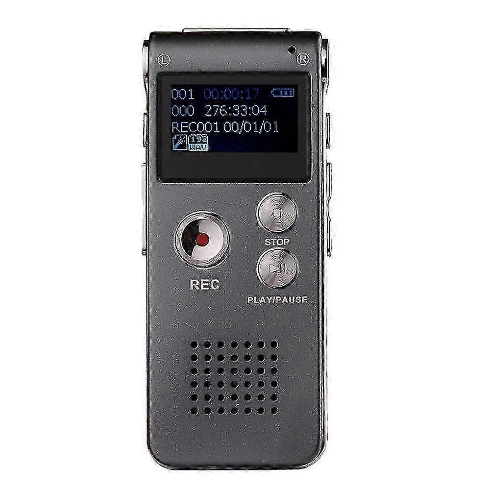 2025 New Digital Voice Recorder with Voice Activation Suitable for Lectures, Meetings, Interviews, 8GB Audio Recording Device