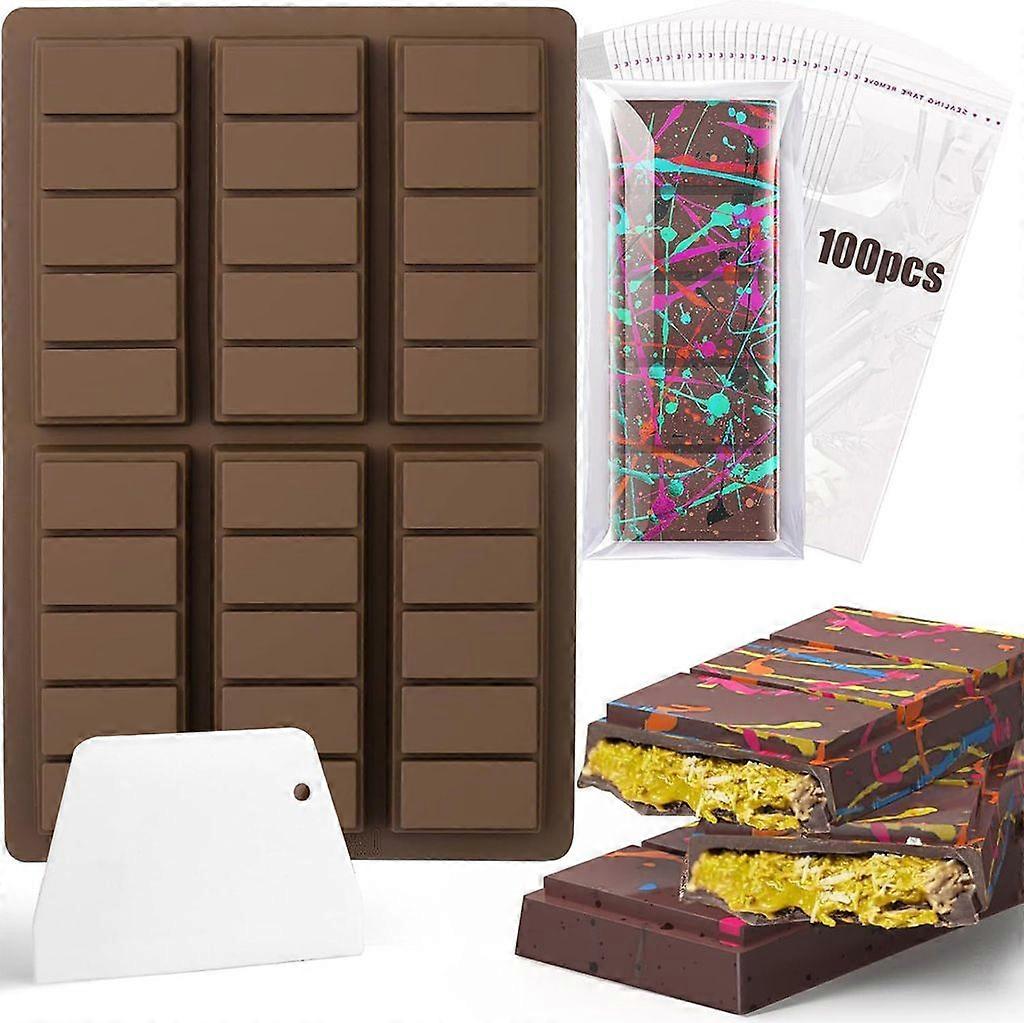 Brown chocolate mold, a must-have for baking, makes chocolate making easier