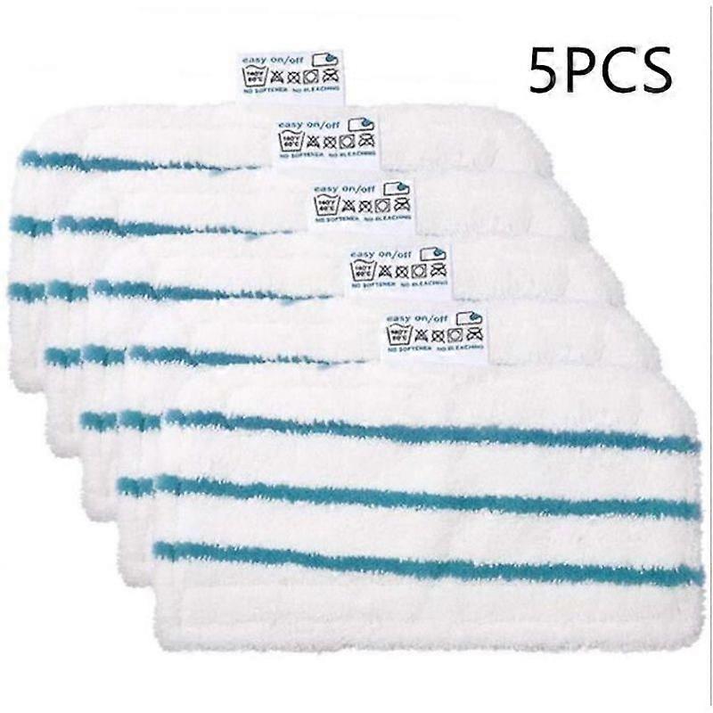 Pack of 5 Replacement Microfiber Cloths for Steam Mops