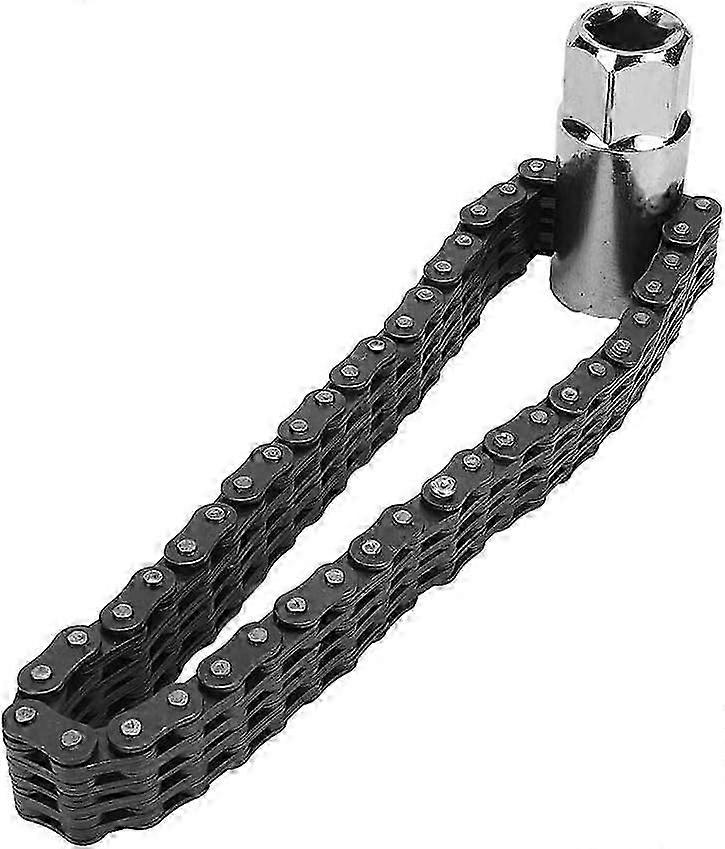 Oil Filter Chain Two Layer Chain Wrench,Universal Car Adjustable Repair Removal