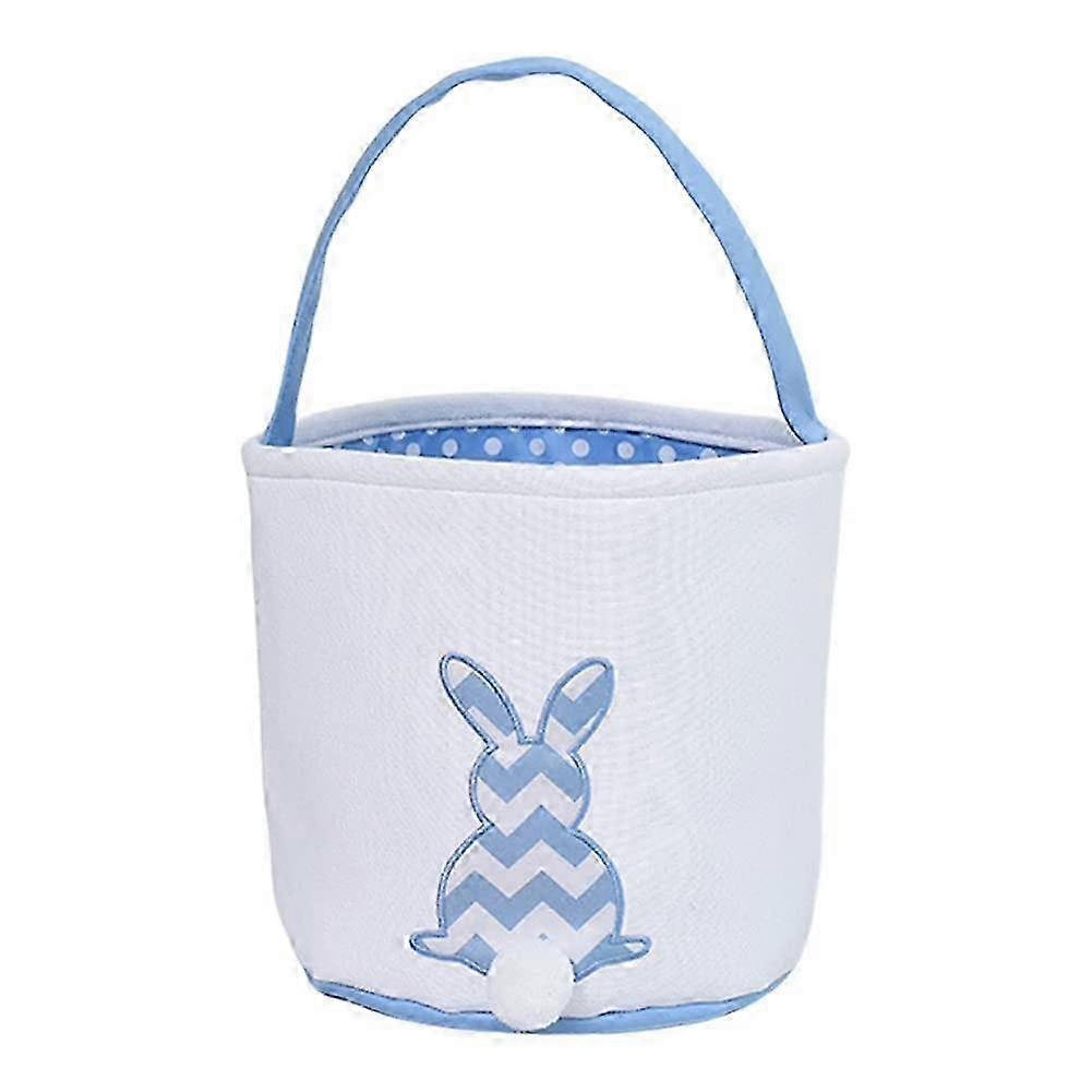 Easter Bunny Basket Bag for Candy Egg Hunt Gifts