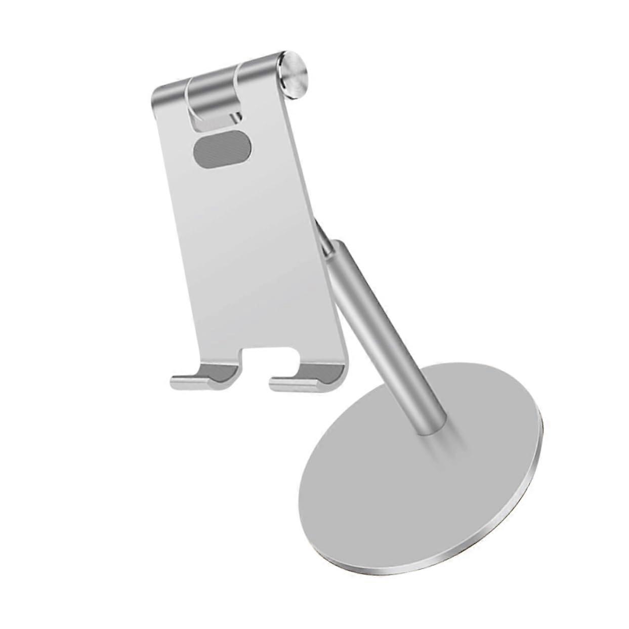 Rotary Telescopic Bracket Metal Phone Case Base Smart Phone Holder 270° Vertical 360° Horizontal Adjustment Desk Stand for Home/Office