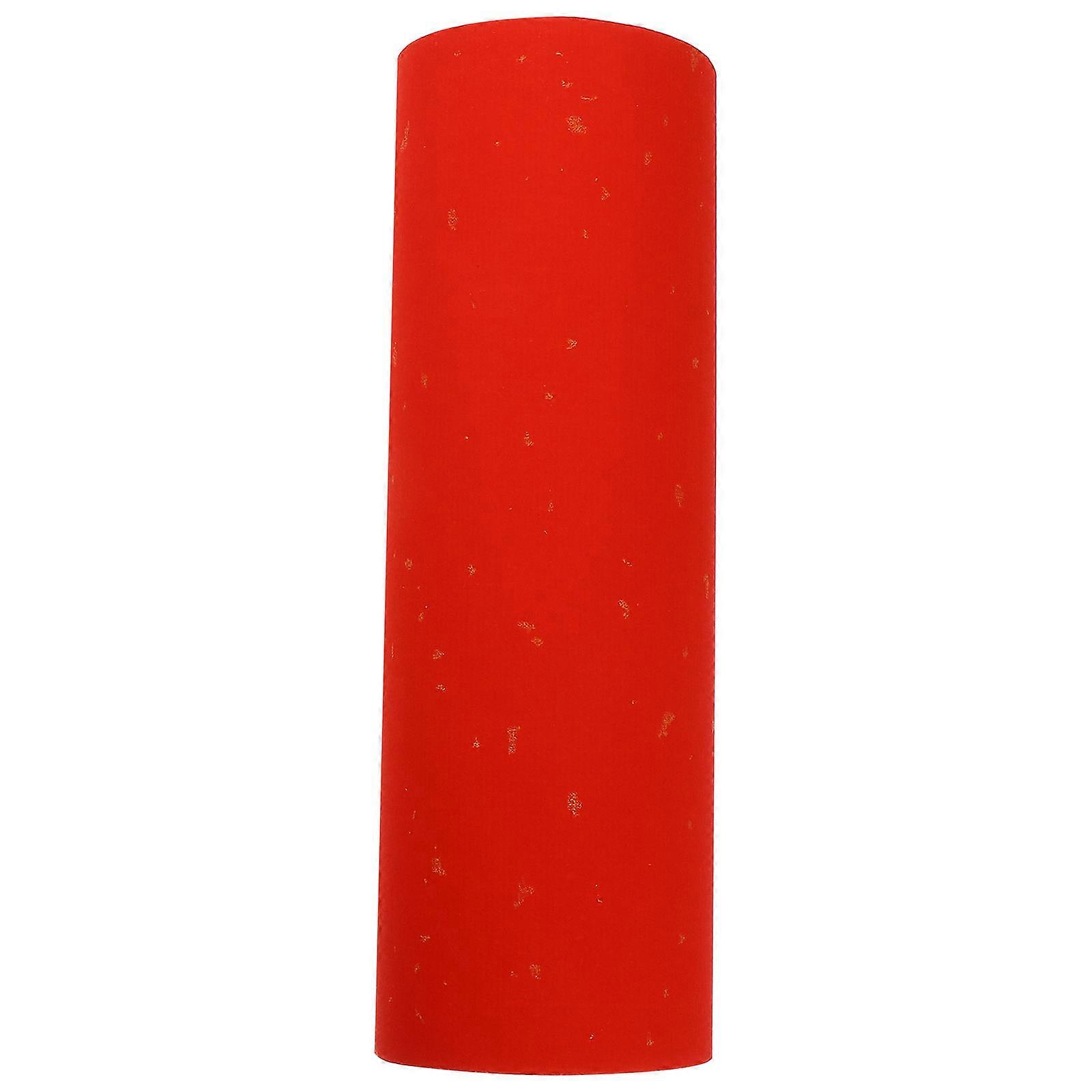 Red Xuan Paper Roll for Chinese Calligraphy and Spring Festival Writing, Long and Wide Blank Tissue Paper