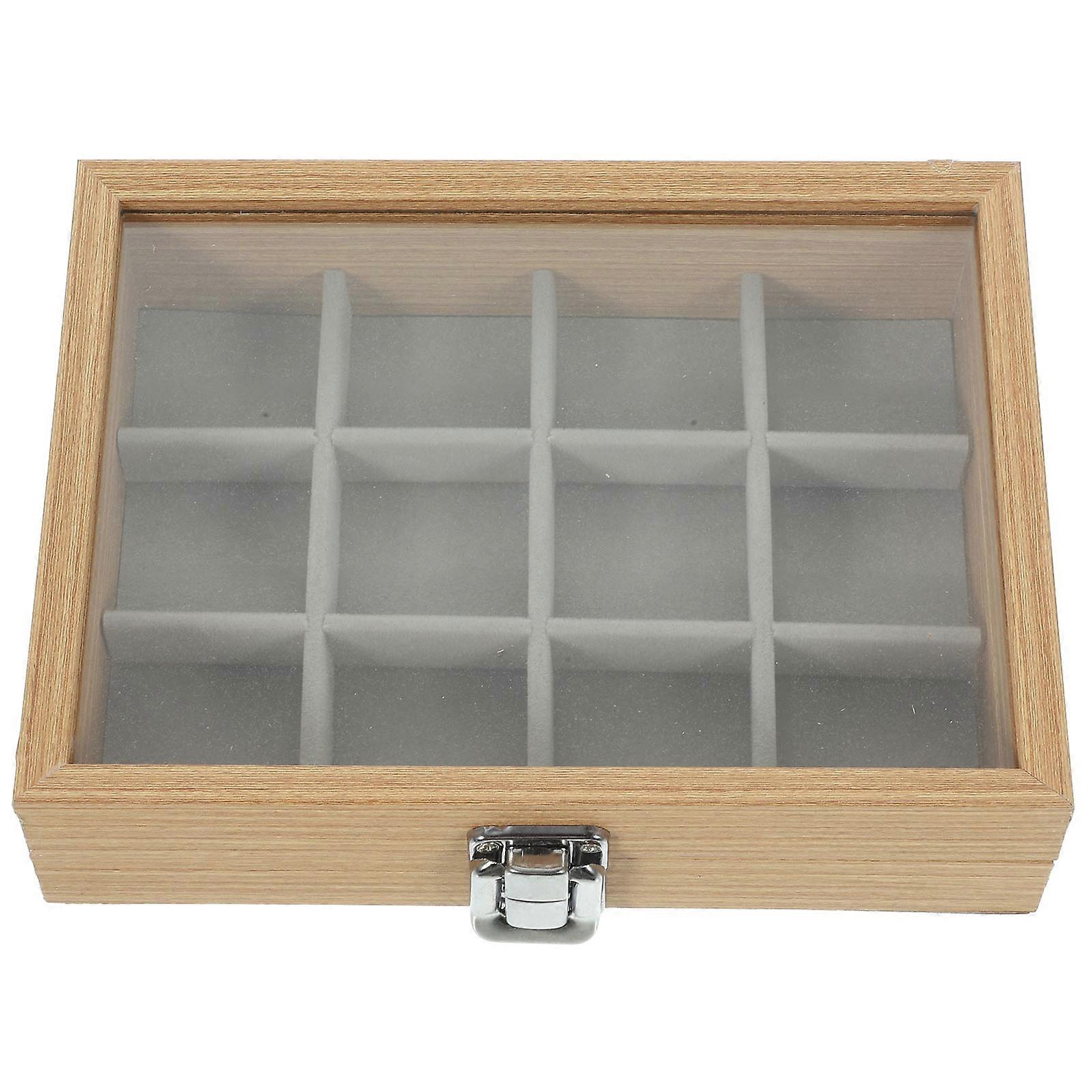 Space Saving Jewelry Organizer with Easy Viewing Lid for Daily Use