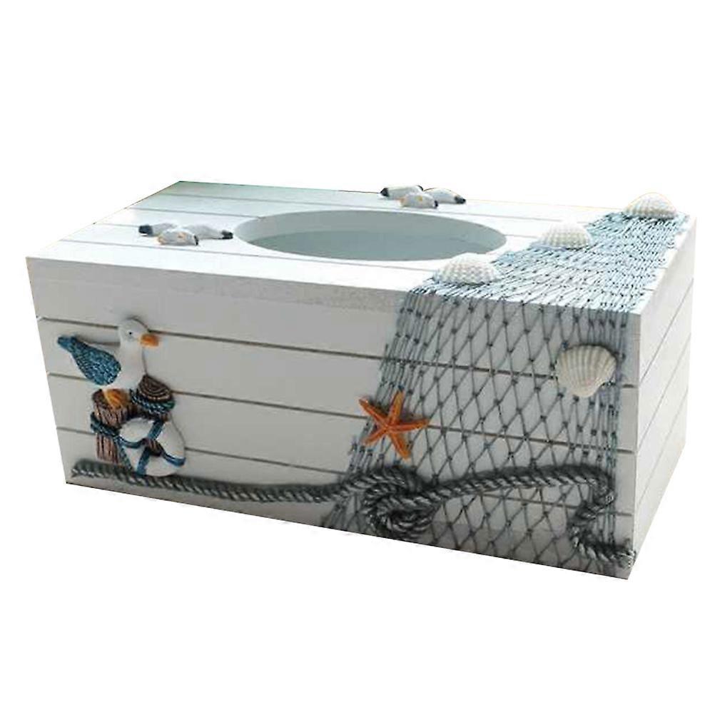 Beach Themed Tissue Box, Craft Suitable for Various Tissues