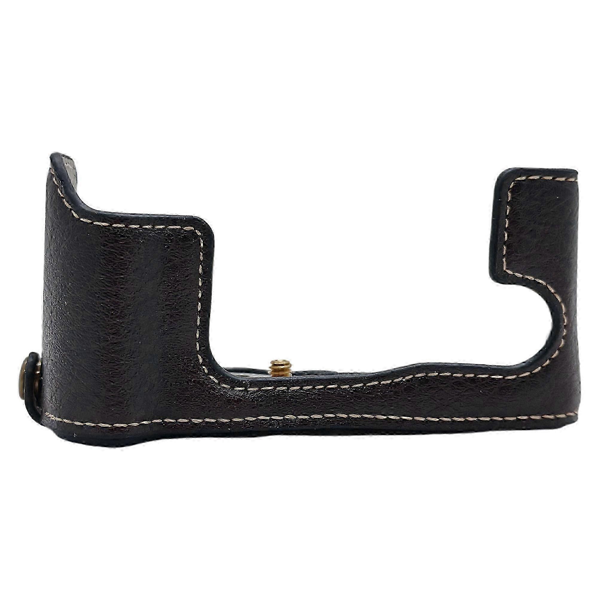 Leather Bottom Case Half Body Cover for Certain Brand Digital Cameras with Battery Opening - Compatible with X-T30 II, X-T30, X-T20, X-T10 M