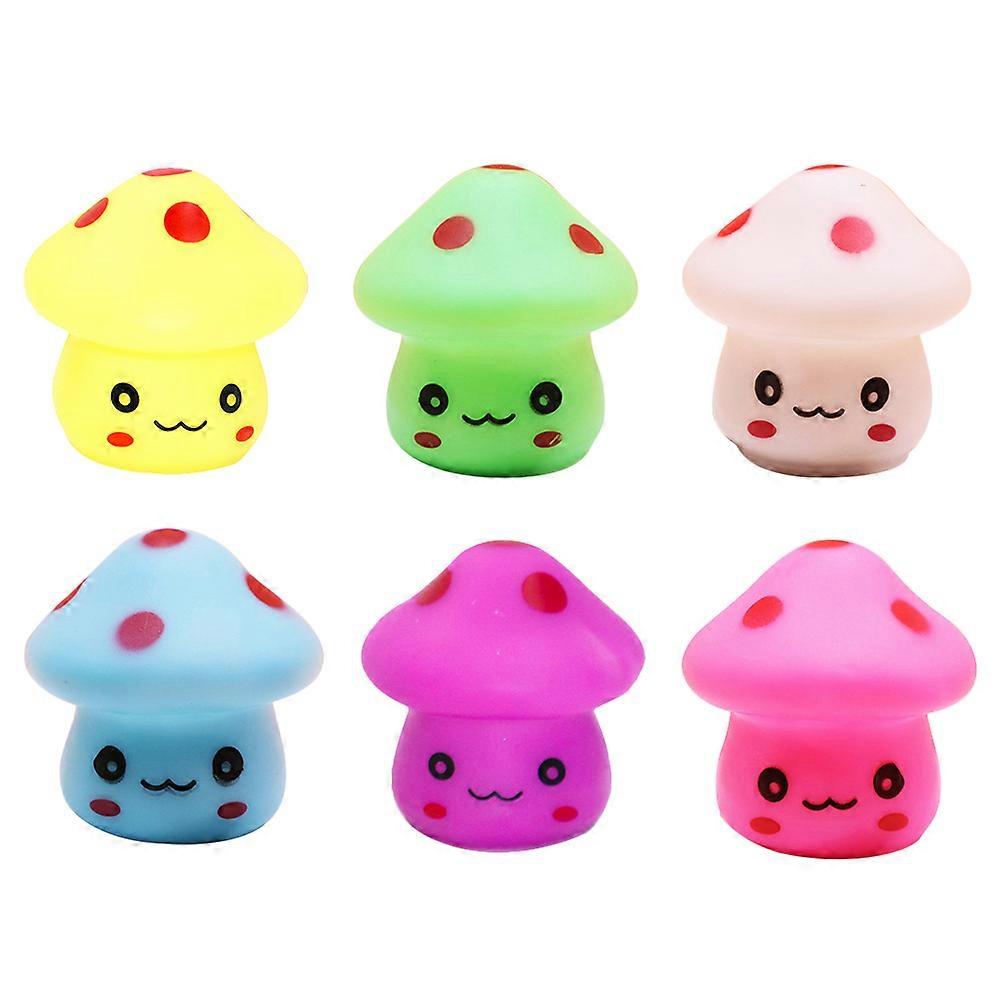 マッシュルーム常夜灯カラーチェンジングテーブルマッシュルームランプバーカフェレストラン6個