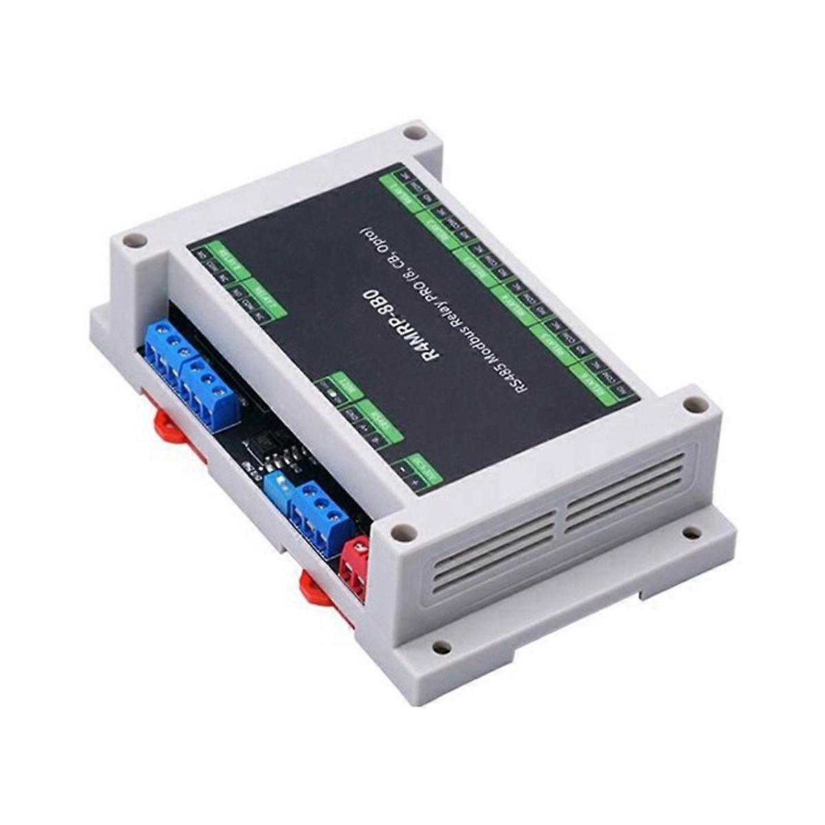 Industrial Grade 8CH Relay Module RS485 Interface Relay Modbus RTU Protocol Control Optocoupler Iso