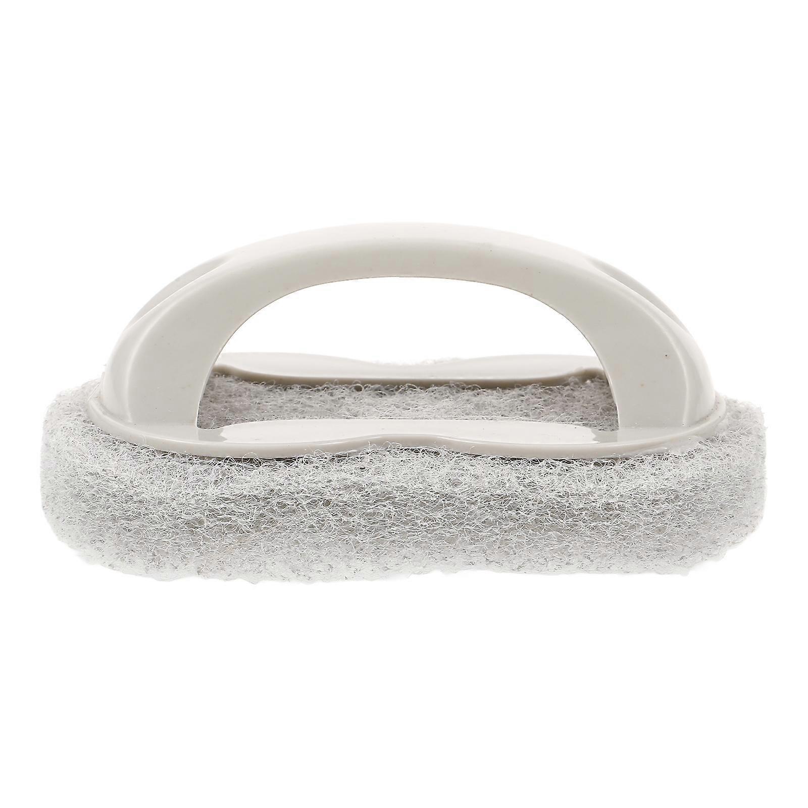 Dish Cleaning Sponge Multi Purpose Cleaning Brush Rectangular For Kitchen Cleaning Grey 1Set