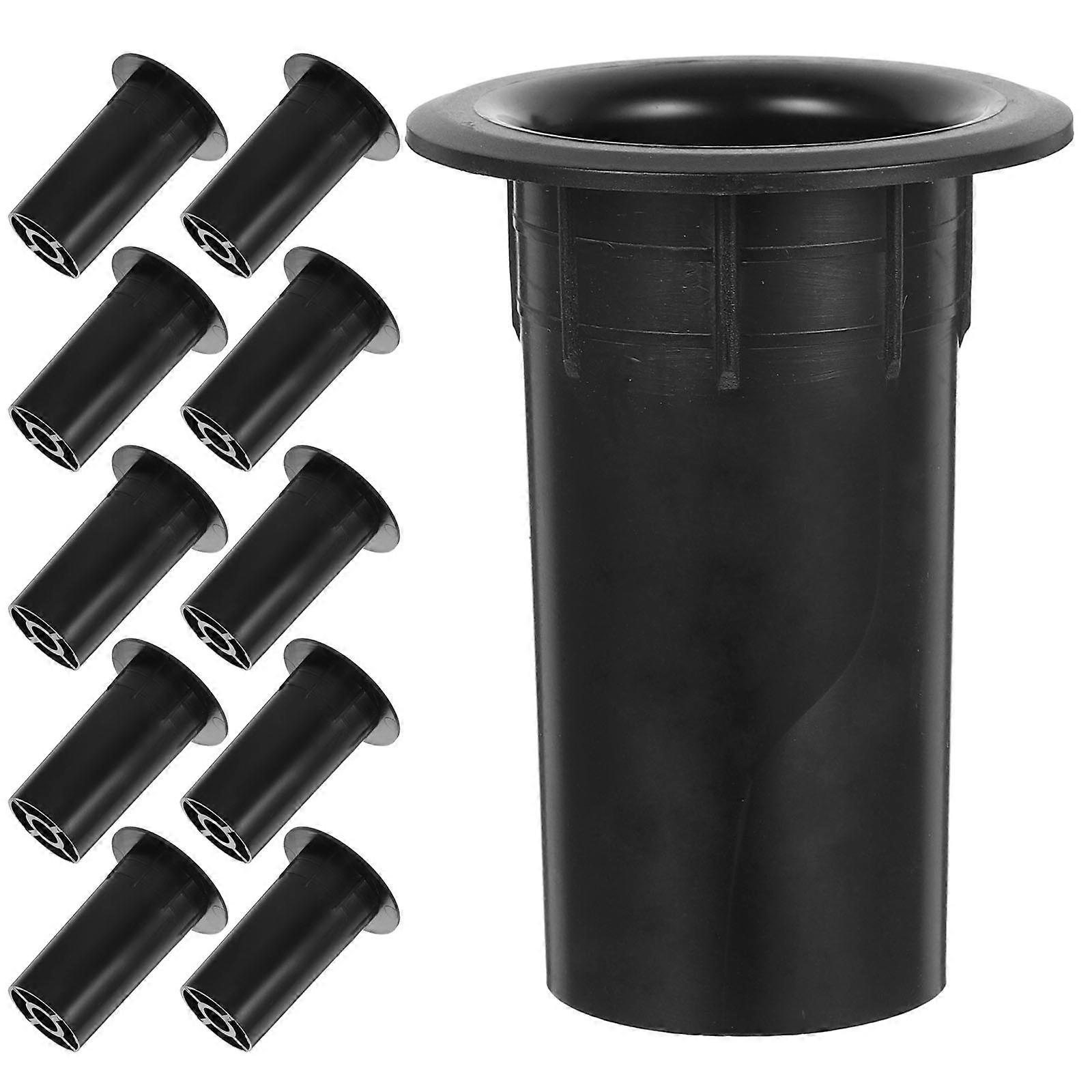 12 Pcs Plastic Woofer Box Port Tubes for Home & Car Speakers – Enhanced Sound Quality, Easy Installation, Durable Material