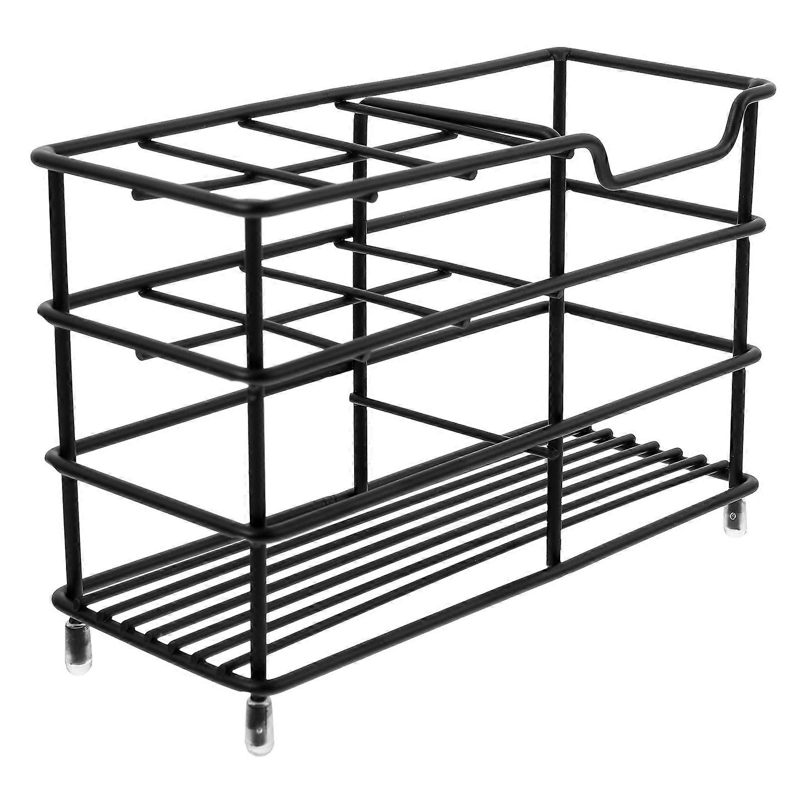 歯ブラシホルダーステンレス鋼カウンタートップオーガナイザー15X10.00X6CM耐久性1パック