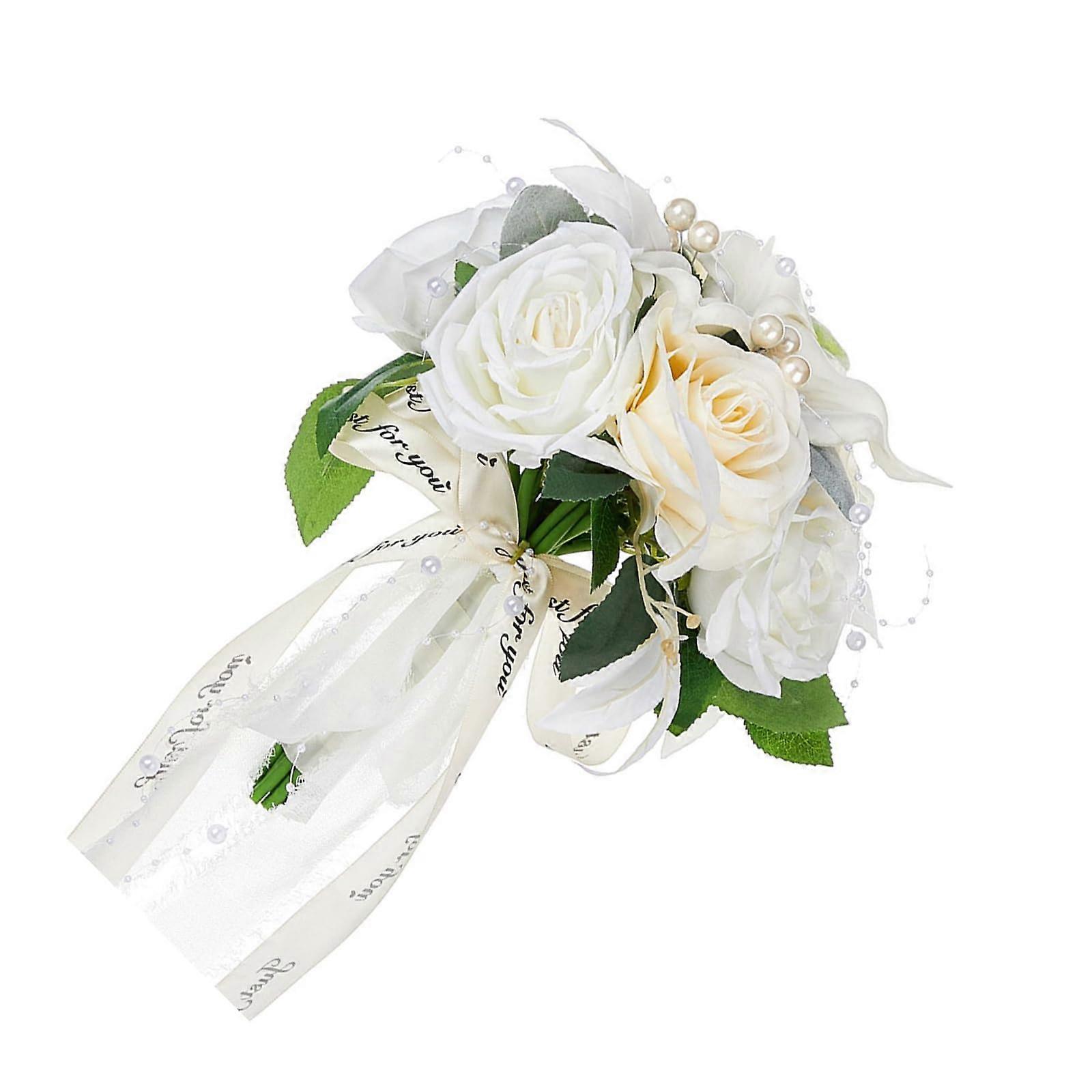 Hochzeitssträuße für Braut und Brautjungfer, Elegante Blumensträuße für Hochzeitszeremonie, Jahrestag und Valentinstag