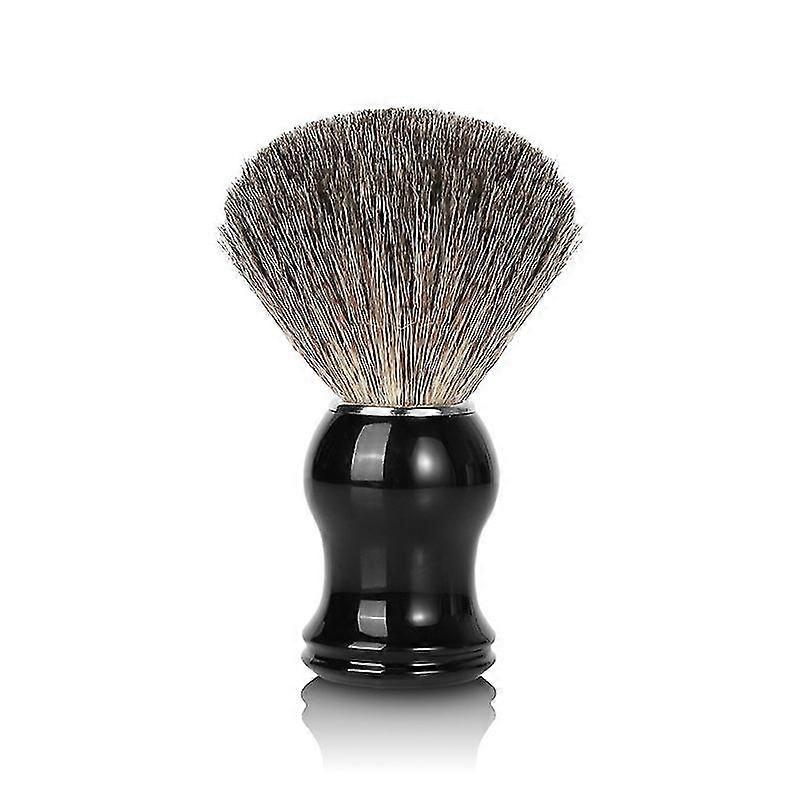Ultimate Shave Experience - Premium Pure Gray Badger Shaving Brush for Safety Razor, Double Edge Razor, Straight Razor