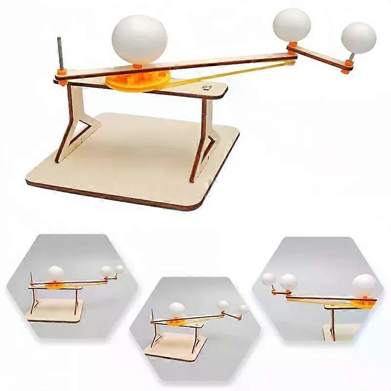 Scientific Experiment DIY Earth Moon Sun Three Ball Toy Technology Small Maker Handmade Assembly Model Educational Toy