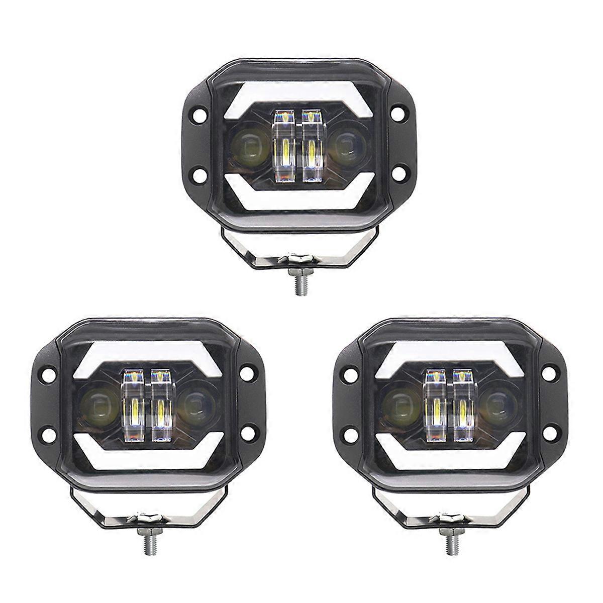 5Inch Car LED Work Lights Front Bumper Mesh Fog Lights for Wranglers