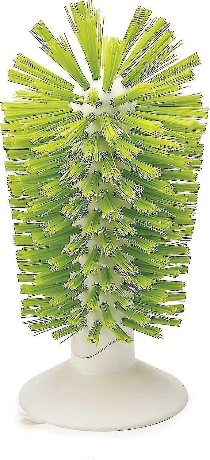 Brush-up - Glass Brush With Suction Cup - Green