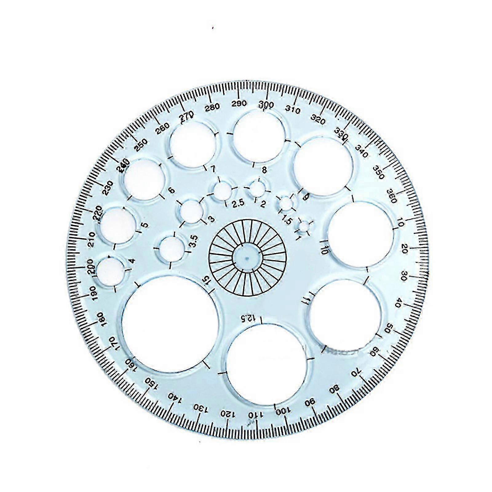 Geometric ruler drawing template measuring tool for school office architecture and design work