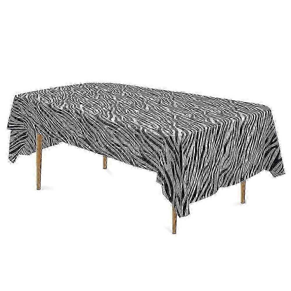 3 יחידות מפת שולחן ספארי בעלי חיים עם הדפסי נמר, זברה וג'ירפה לספארי ג'ונגל יום הולדת ומקלחות תינוקות