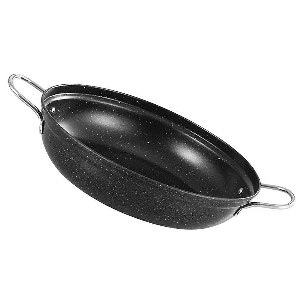 Stainless Steel Round Bottom Wok Seafood Cooking Home Users 22Cm 1Pack
