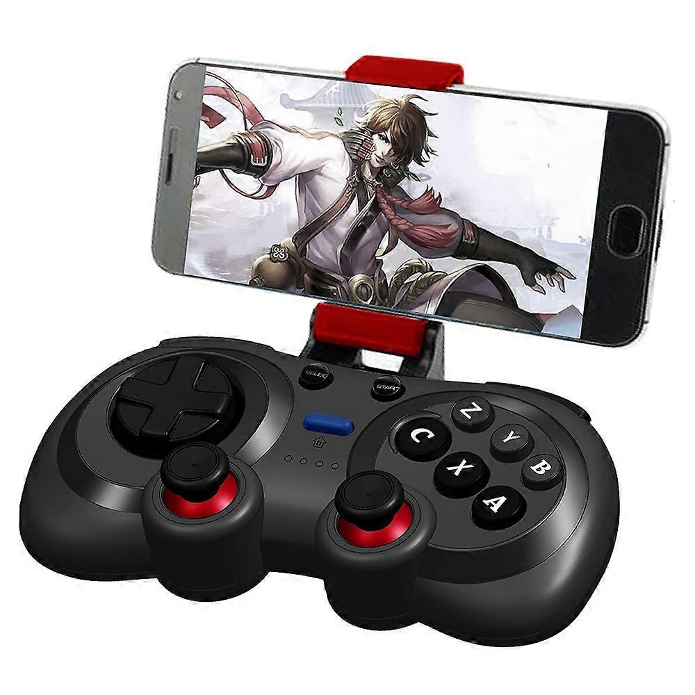 8726 Wireless Gamepad Bluetooth-compatible 5.0 2.4G Dual Mode Controller with Telescopic Phone Brack