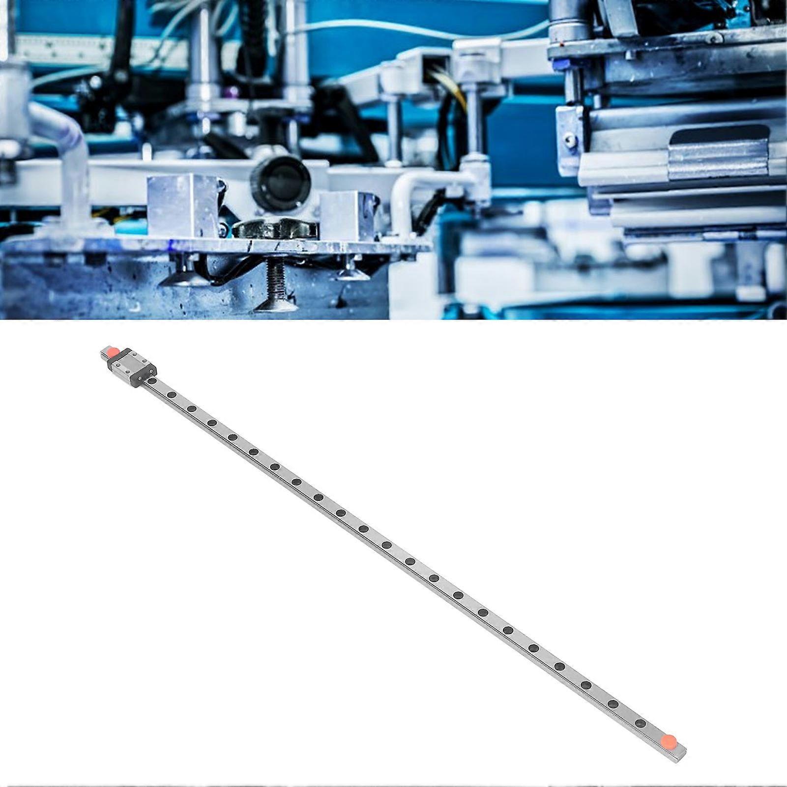 Linear Guide Miniature Bearing Steel Linear Motion Guideway Slide Rail with Carriage Block for Miniaturized Equipment 500mm 