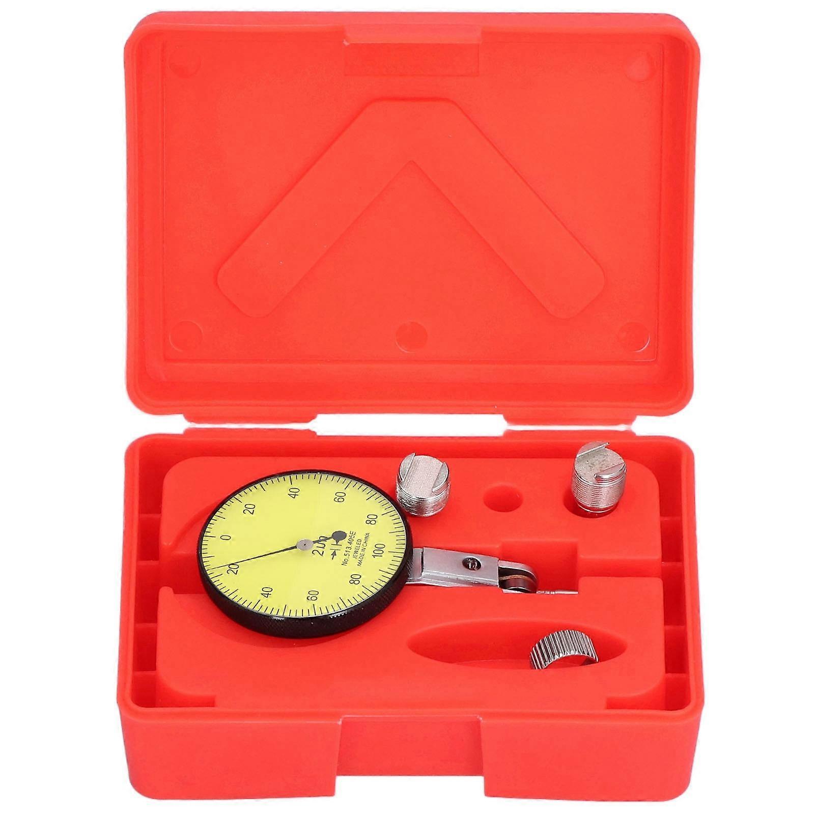 Stainless steel lever dial indicator shockproof ruby probe