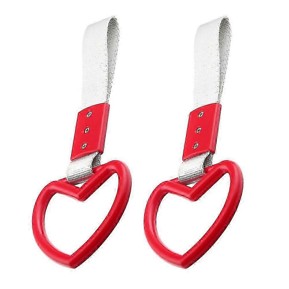 2pcs Replacement Parts Car Warning Ring Rear Bumper Heart Shape