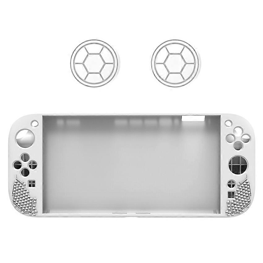 Silicone Protective Case for Switch2 Host Sleeve Shockproof and Dust-proof Accessories (White)
