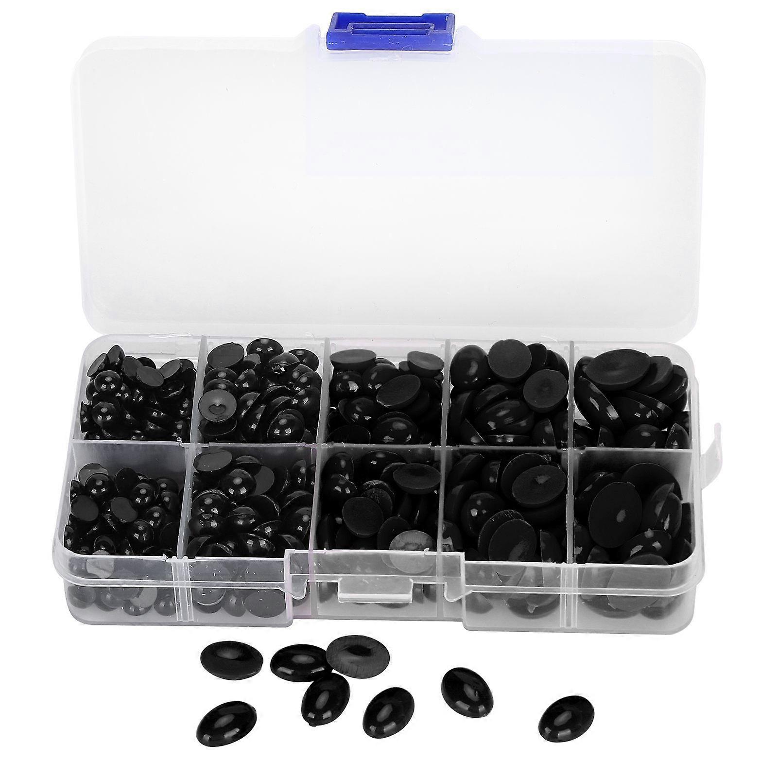 2025 Latest Model  580Pcs Plastic Eyes Noses Flat Doll Teddy Bear Stuffed