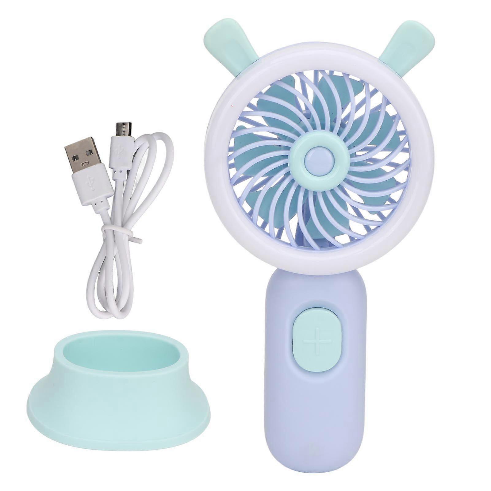 2025 Latest Model  Handheld Fan USB Rechargeable Three Levels Adjustable