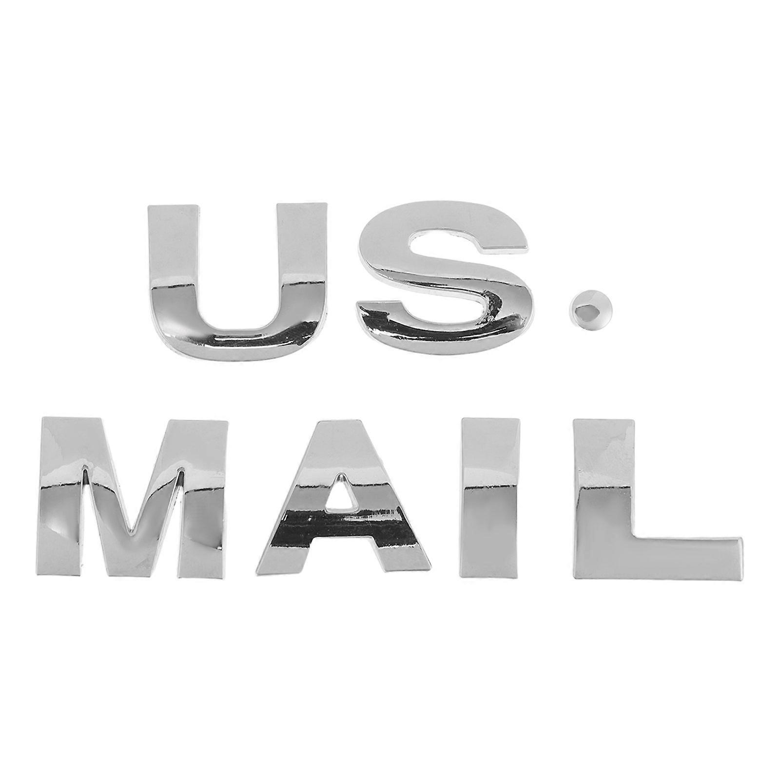 Durable Self Adhesive Metal Letters for Mailbox, Door, Wall & Vehicle Decoration – Weather Resistant Alphabet Stickers for Home, Office, Cars, Trucks