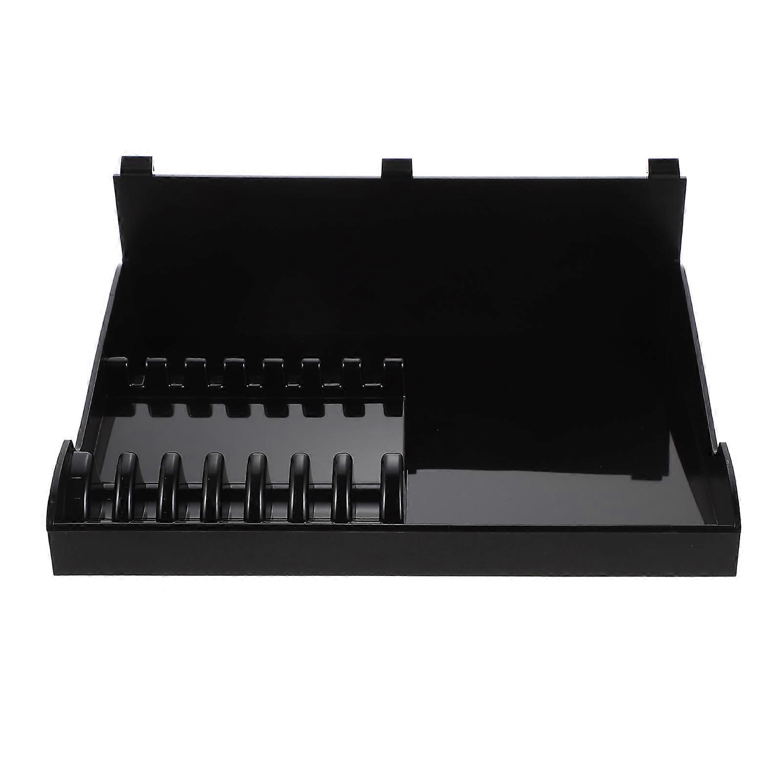 Barber Tray Organizer Hair Shear Holder Rack Salon Use Storage Organization ABS Material 26.4x20cm 1Pack