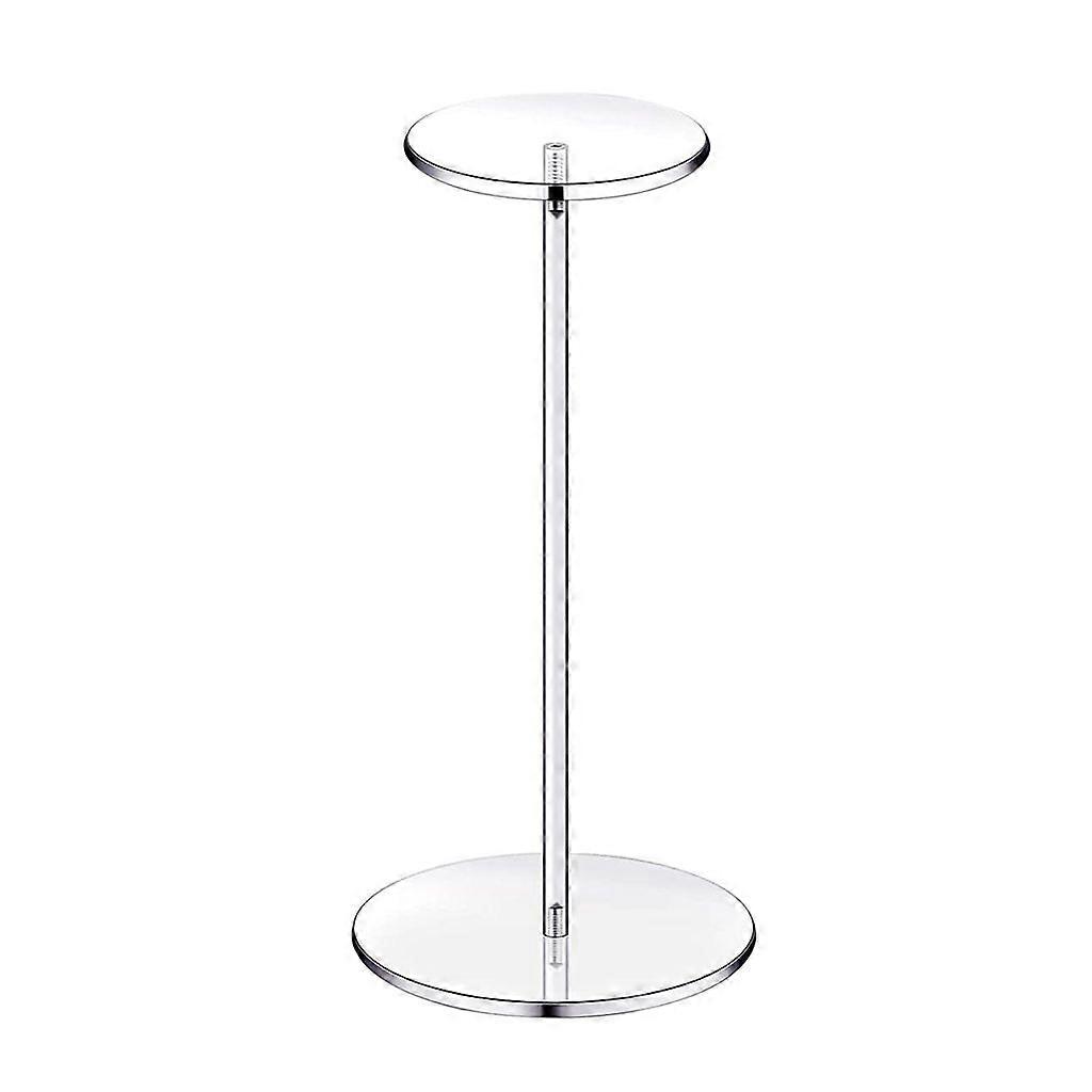 Waterproof Wig Stand, Elegant and Versatile Transparent Hat Storage Rack with Stable Base, Home Decor Size: 40cm
