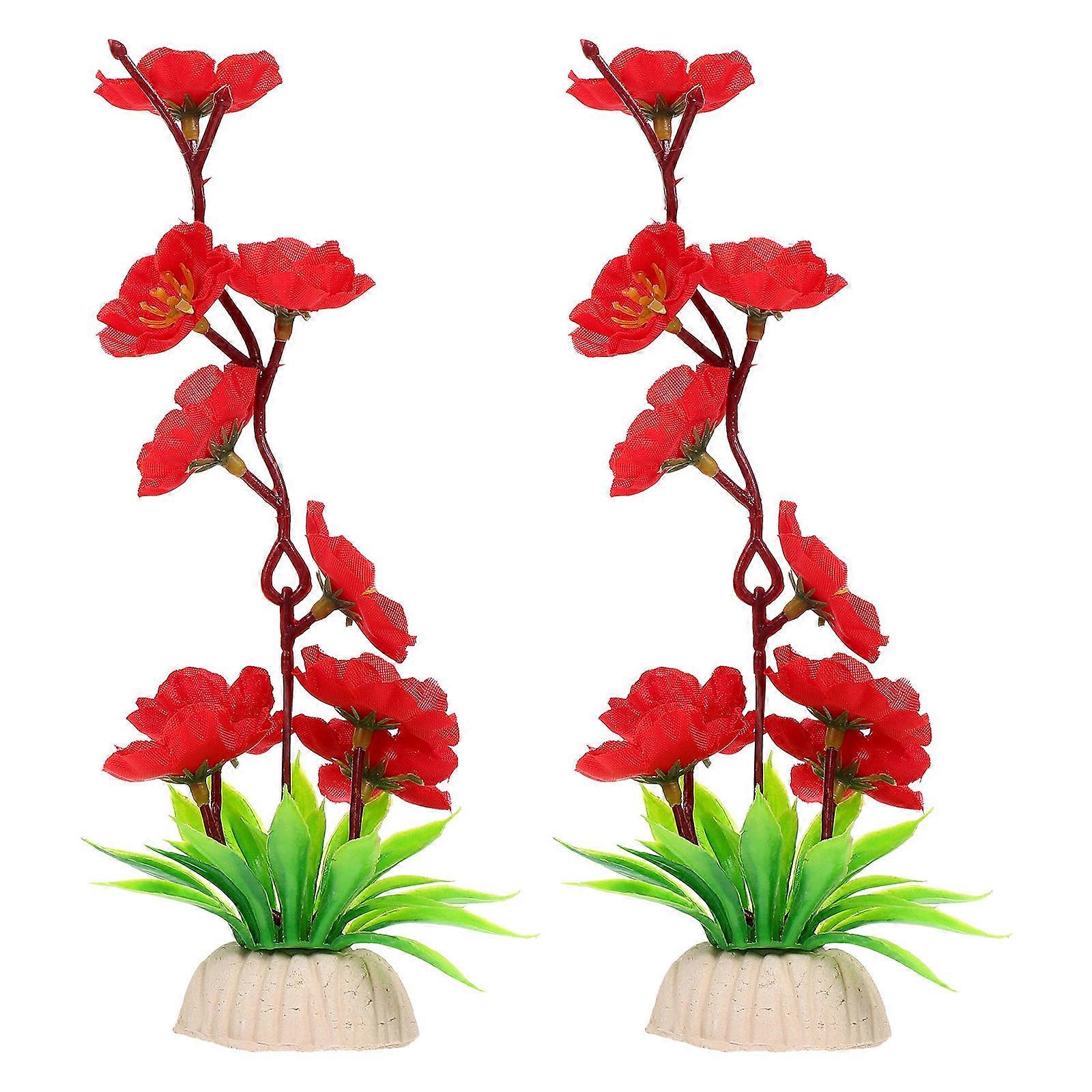 2pcs Decorative Flower Sushi Plate, Artificial Floral Ornament for Cold Dish Presentation, Realistic Design for Memorable Dining Experience