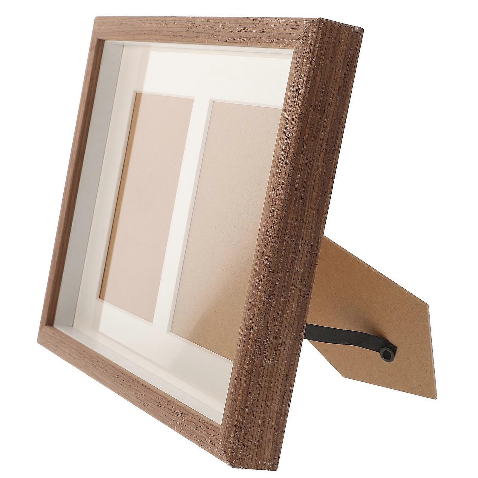Wood Frames Rectangular Shape Classic Photos Desk Placement 1Pcs