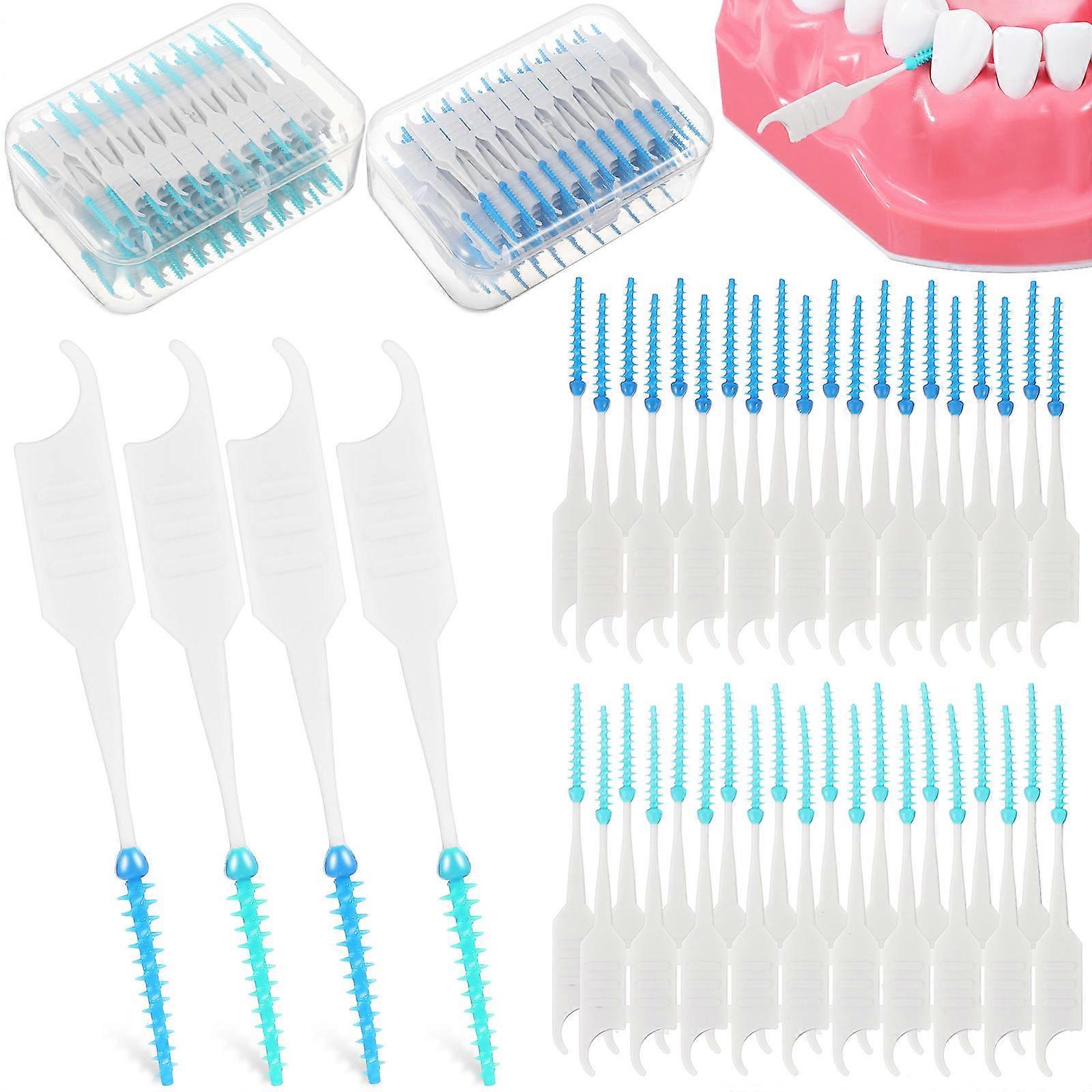 Interdental Toothpicks Deep Clean Disposable Cleaning Tools for Teeth and Gum 400Pcs