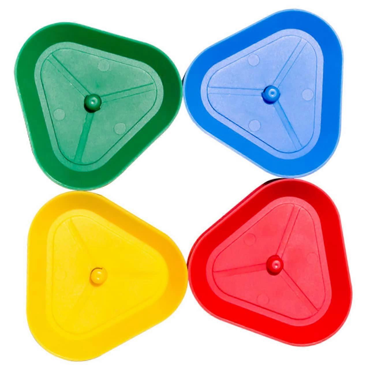 4个手持式扑克牌支架套装  适用于扑克和桌游,年轻玩家和纸牌游戏爱好者的理想选择