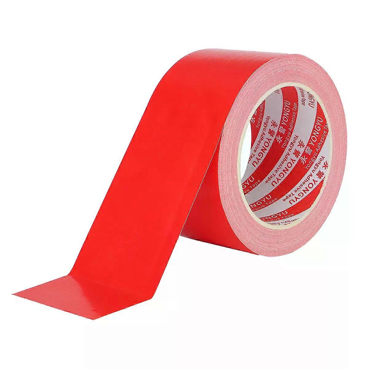 Red heavy-duty pipeline tape flexible residue free hand torn - batch value for repair suitable for indoor and outdoor use