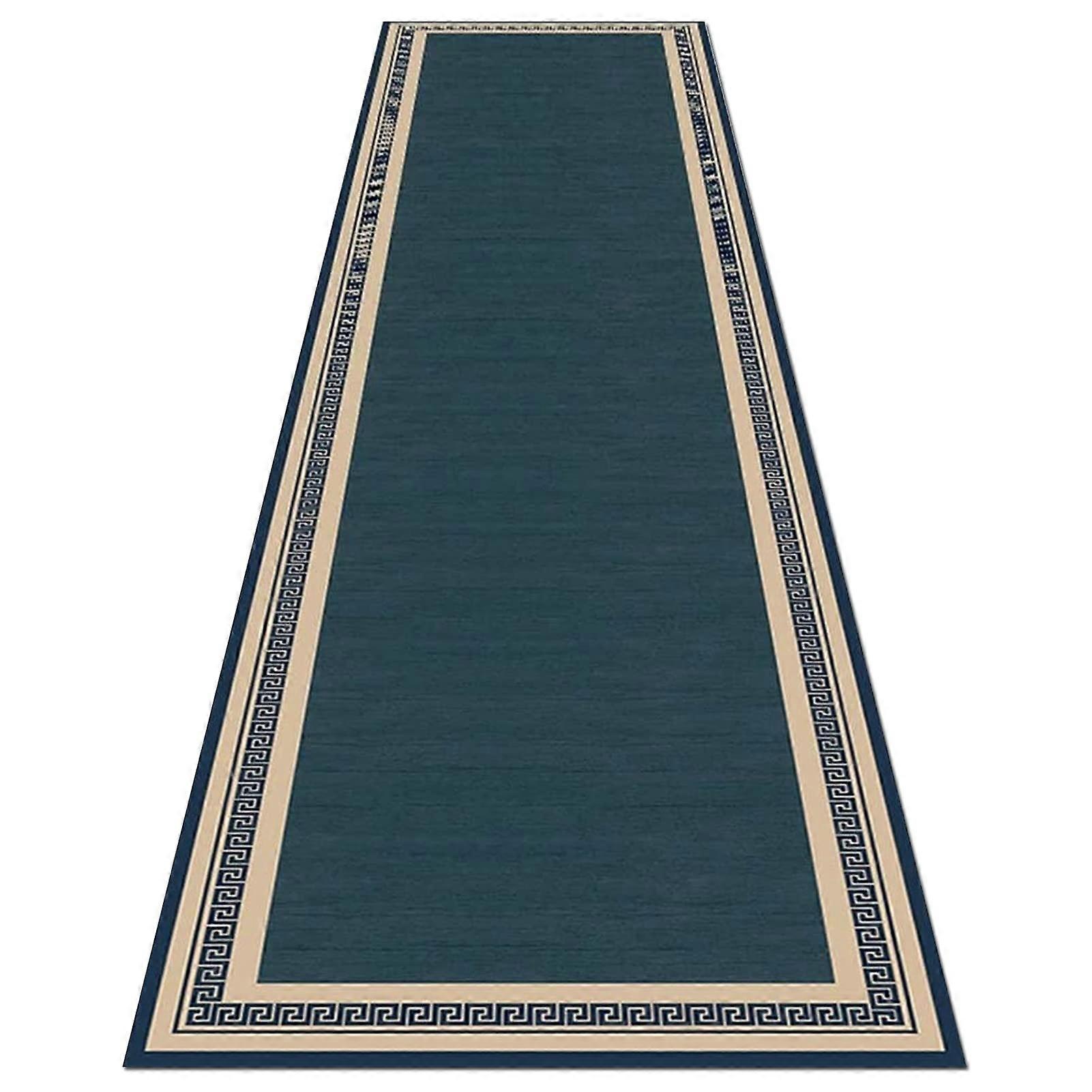 Rug For Hallway, Kitchen, Entryway, 1m x 6m Navy Blue