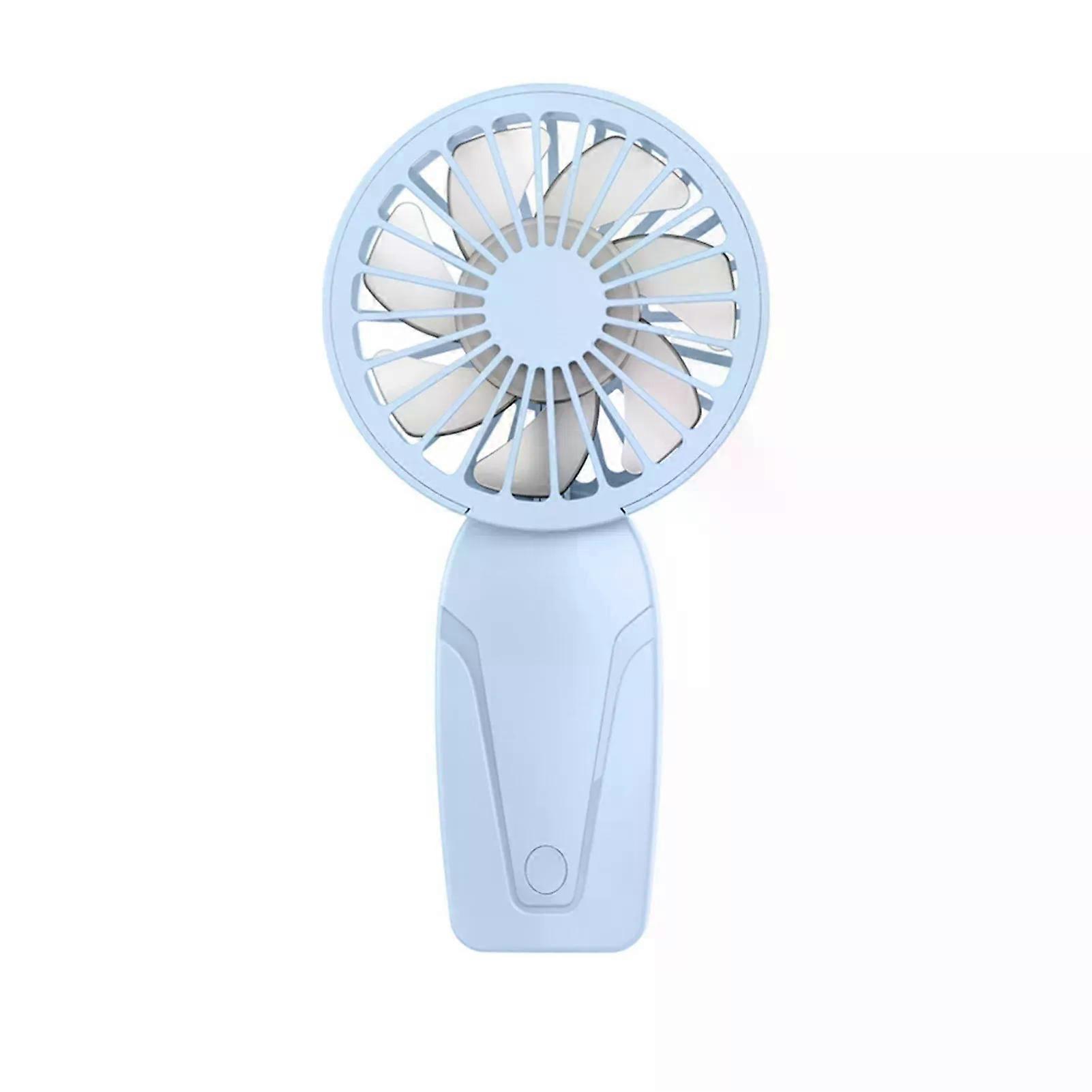 Portable Handheld Fan USB Rechargeable Small Cooling Fan Eyelash Mute Cooler Handheld Fan Strong Wind Mini Handheld Fan